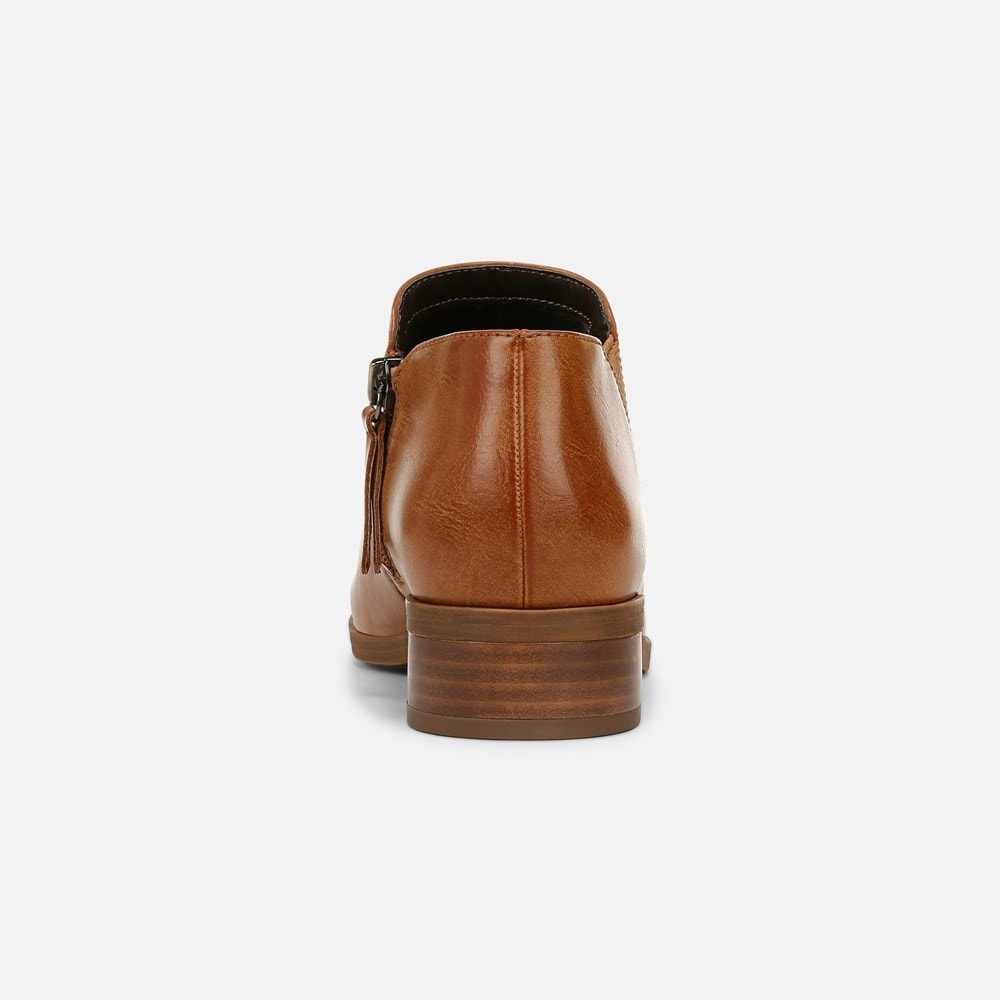 Naturalizer SOUL Respect Ankle Bootie - Gingerbread Brown Faux Leather