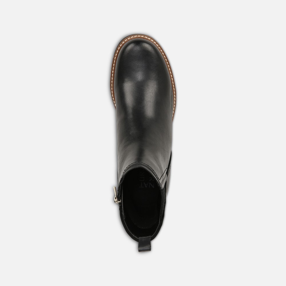 Naturalizer Darry Bootie - Black Leather