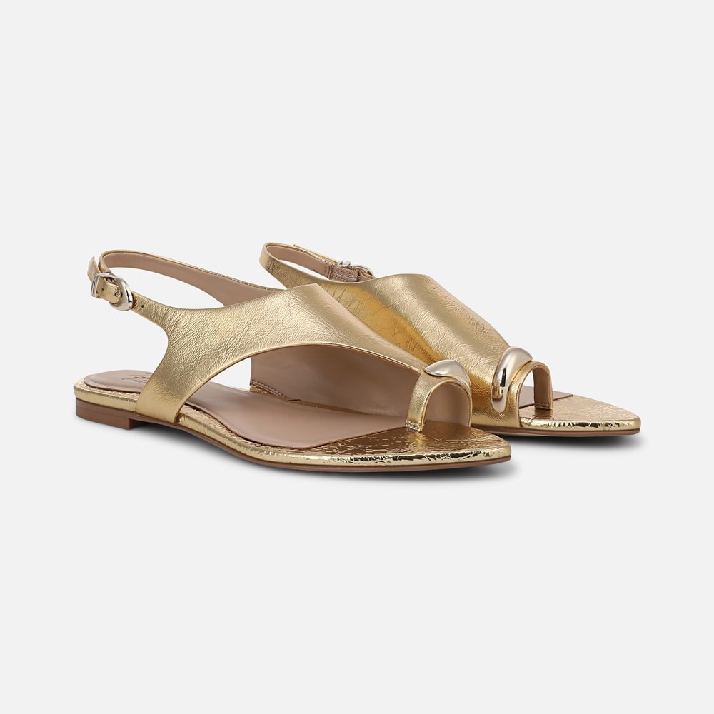 Naturalizer 27 EDIT Via Sandal - Dark Gold Leather