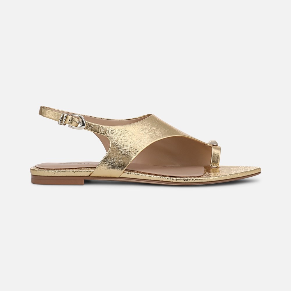 Naturalizer 27 EDIT Via Sandal - Dark Gold Leather