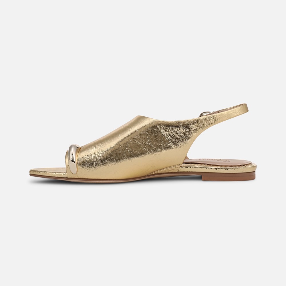 Naturalizer 27 EDIT Via Sandal - Dark Gold Leather