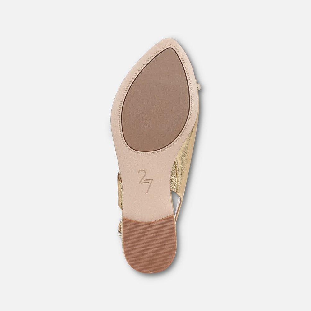 Naturalizer 27 EDIT Via Sandal - Dark Gold Leather