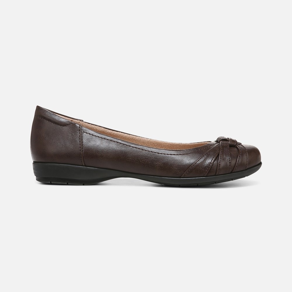 Naturalizer SOUL Gift Flat - Brown Synthetic