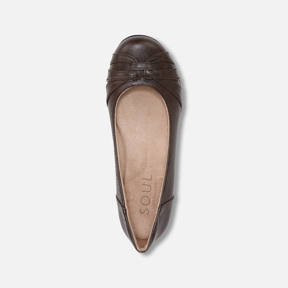 Naturalizer SOUL Gift Flat - Brown Synthetic