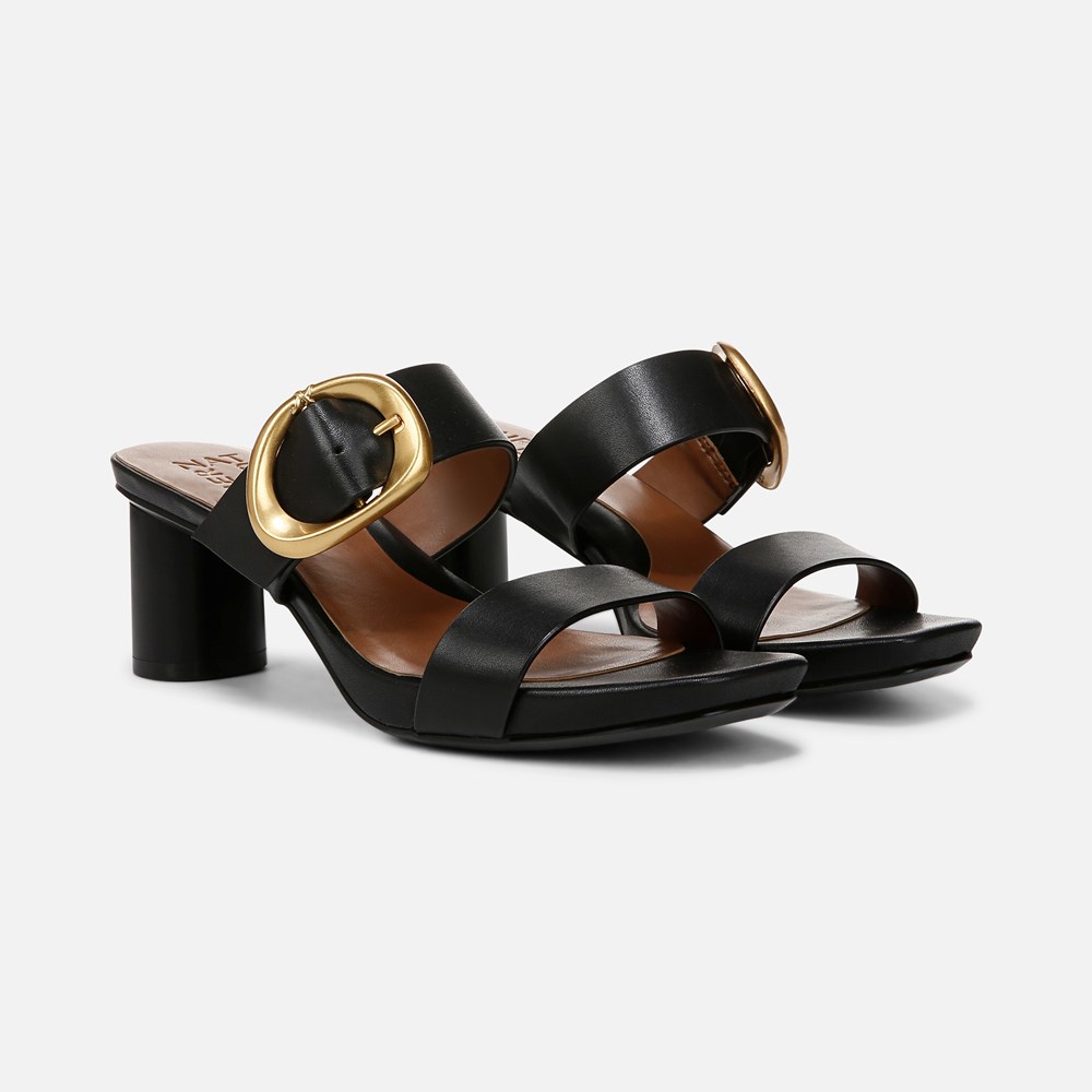 Naturalizer Ida Dress Sandal - Black Leather