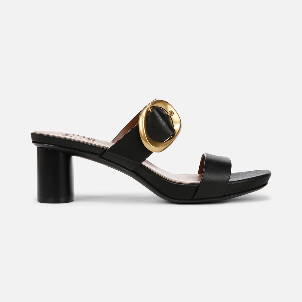Naturalizer Ida Dress Sandal - Black Leather