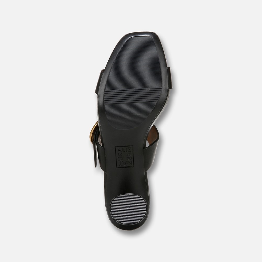 Naturalizer Ida Dress Sandal - Black Leather
