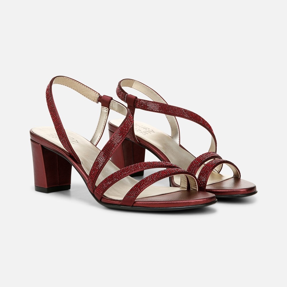 Naturalizer Vanessa Dress Sandal - Cranberry Fabric