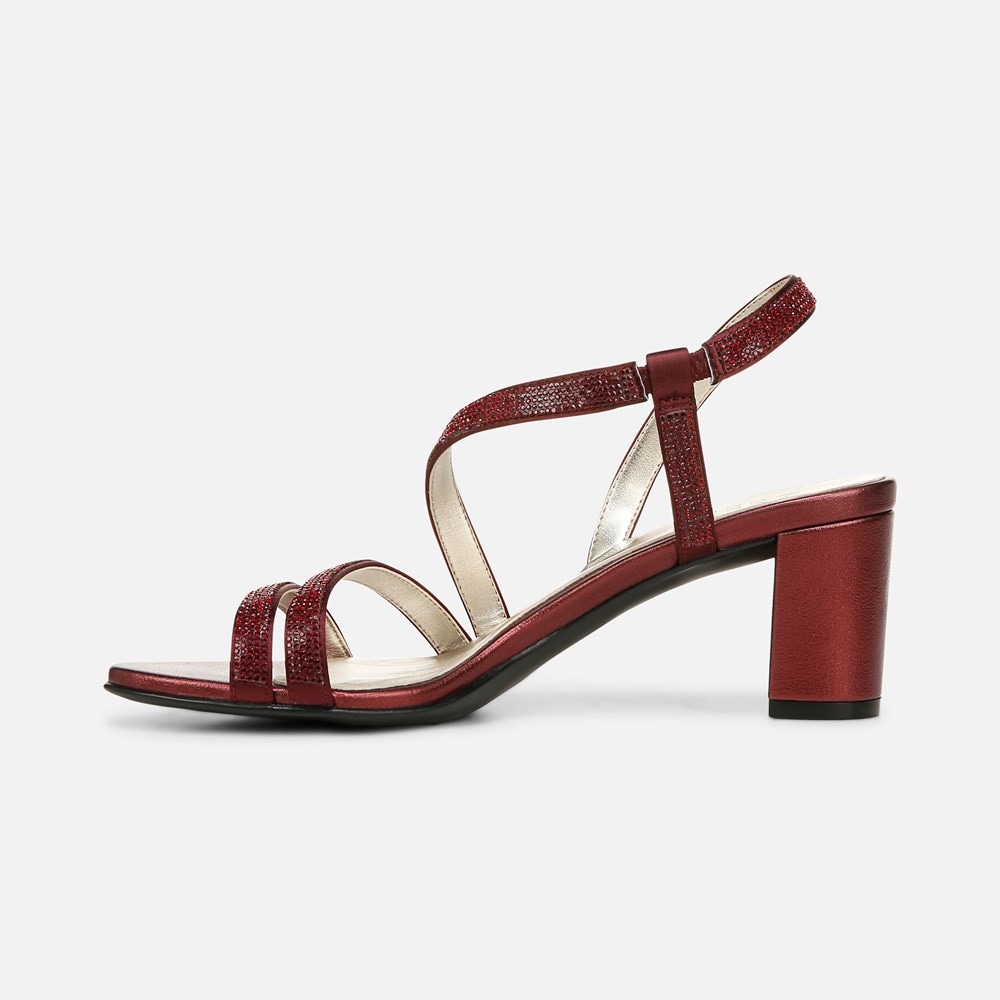 Naturalizer Vanessa Dress Sandal - Cranberry Fabric
