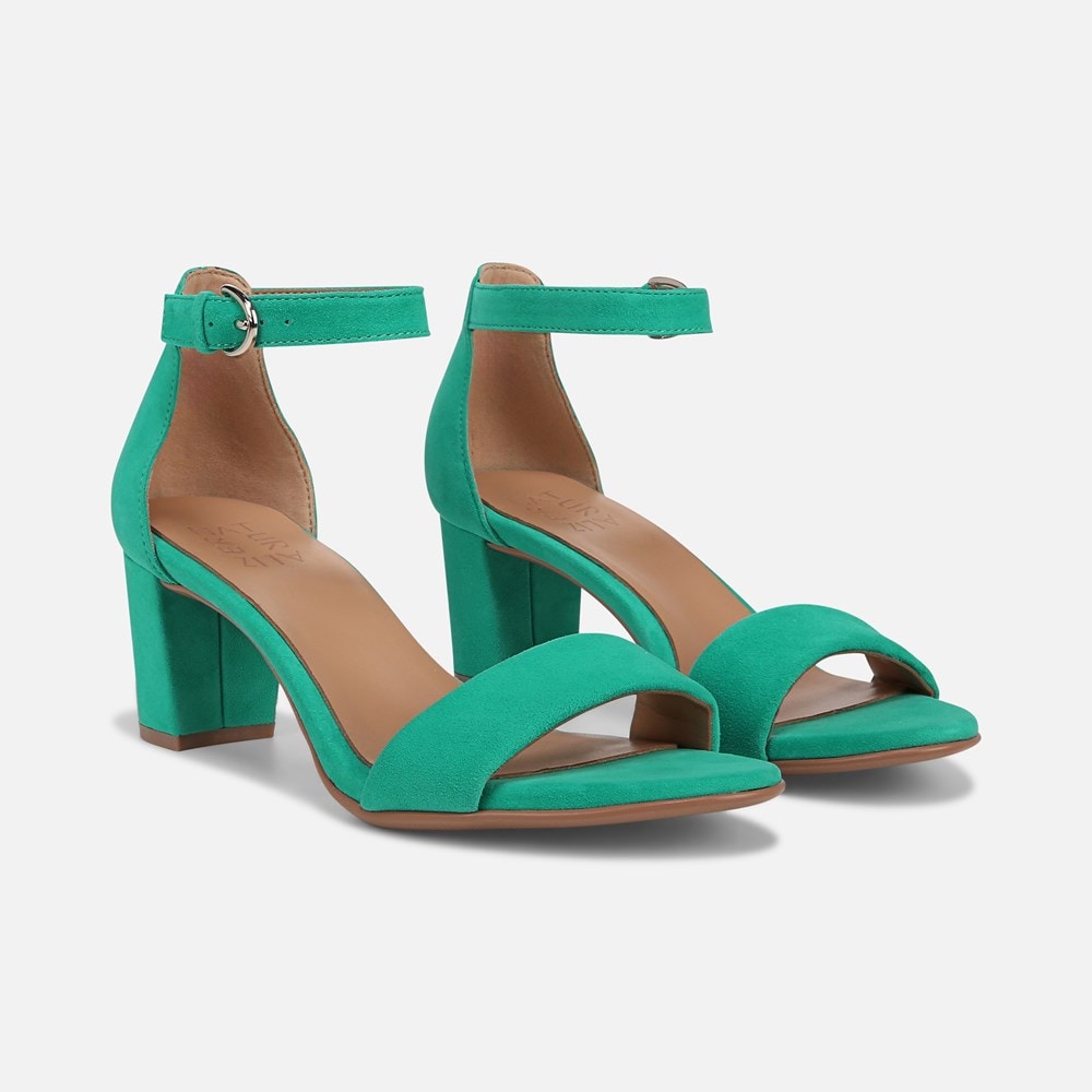 Naturalizer Vera Dress Sandal - Jade Green Suede