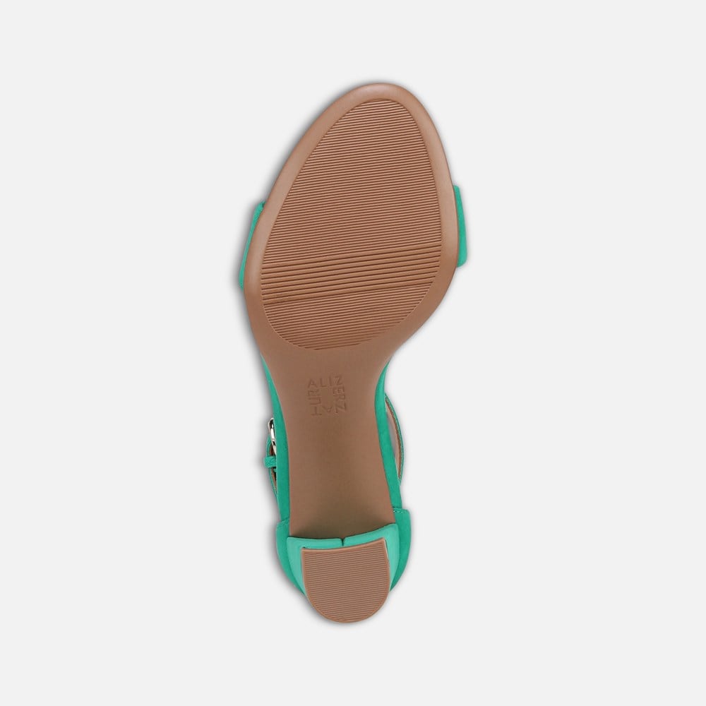 Naturalizer Vera Dress Sandal - Jade Green Suede
