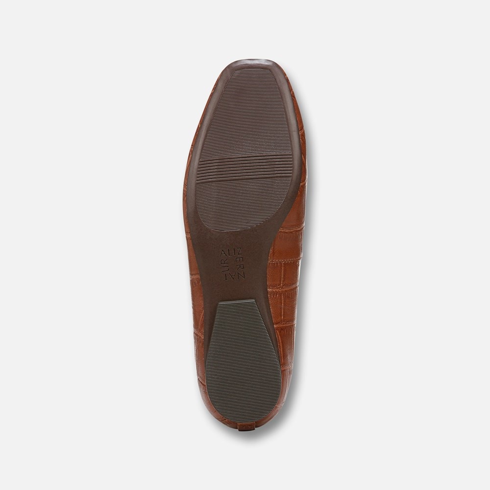 Naturalizer Chelsea Ballet Flat - English Tea Croc Leather