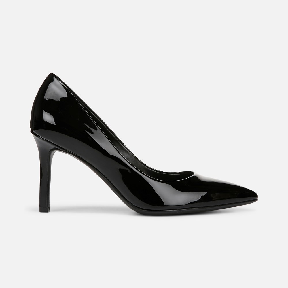 Naturalizer Anna Pump - Black Patent Faux Leather