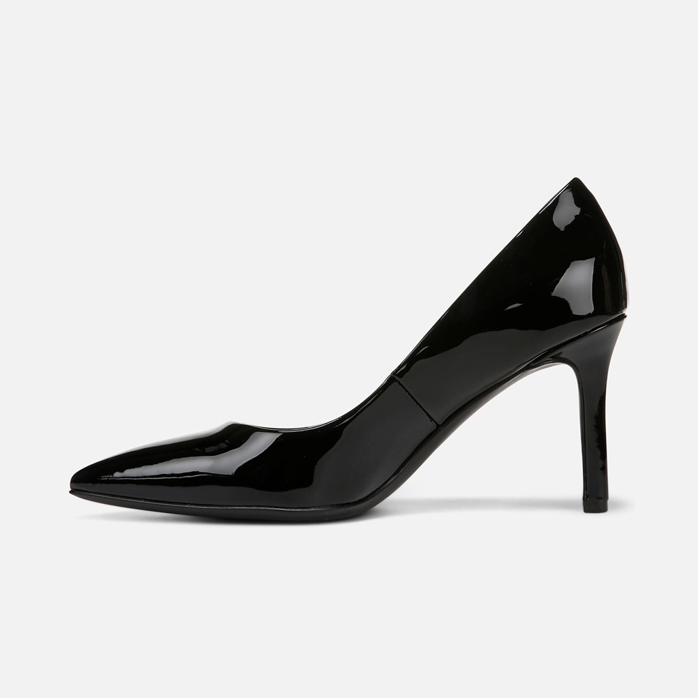 Naturalizer Anna Pump - Black Patent Faux Leather