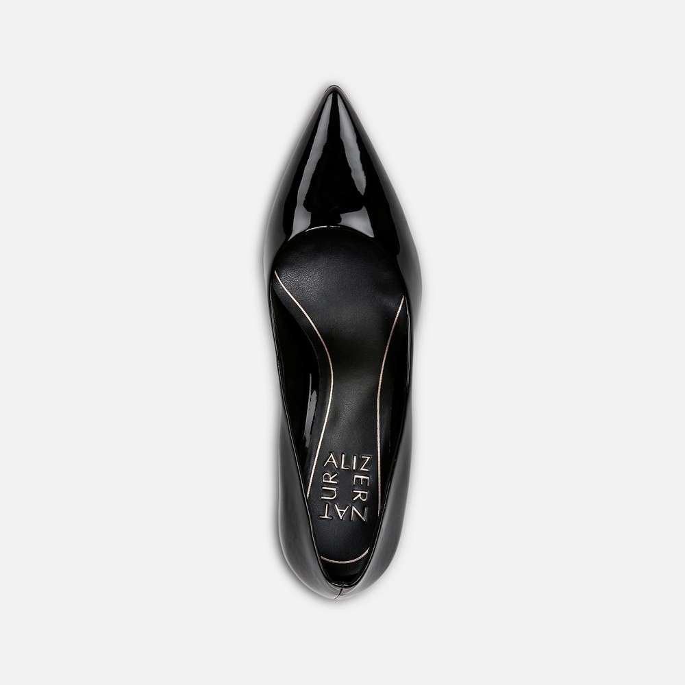 Naturalizer Anna Pump - Black Patent Faux Leather