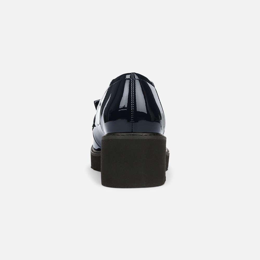 Naturalizer Desmond Lug Loafer - French Navy Faux Leather