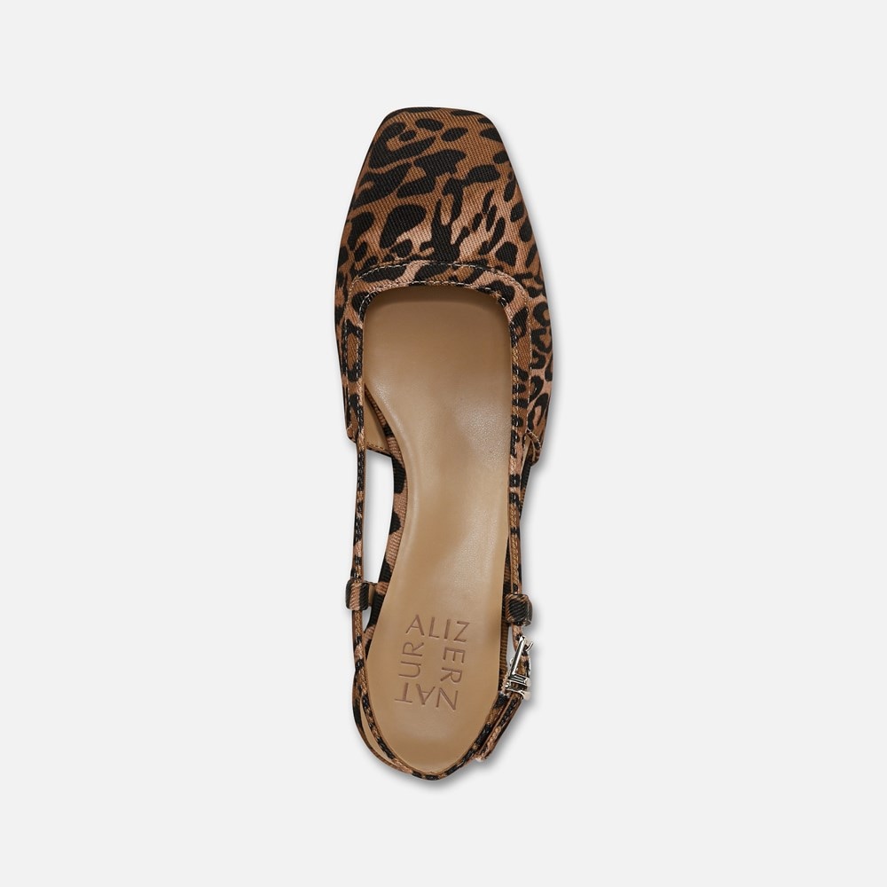 Naturalizer Harper Slingback - Leopard Print Fabric