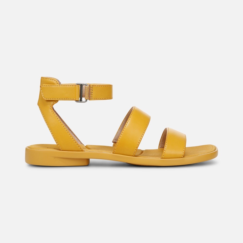 Naturalizer SOUL Fiesta Strappy Sandal - Yellow Faux Leather