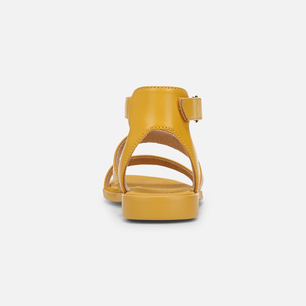 Naturalizer SOUL Fiesta Strappy Sandal - Yellow Faux Leather