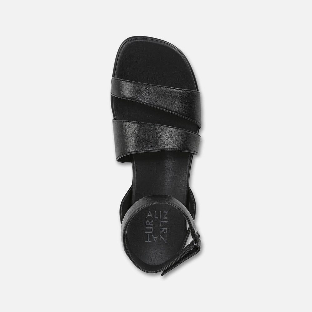 Naturalizer Effie Sandal - Black Faux Leather