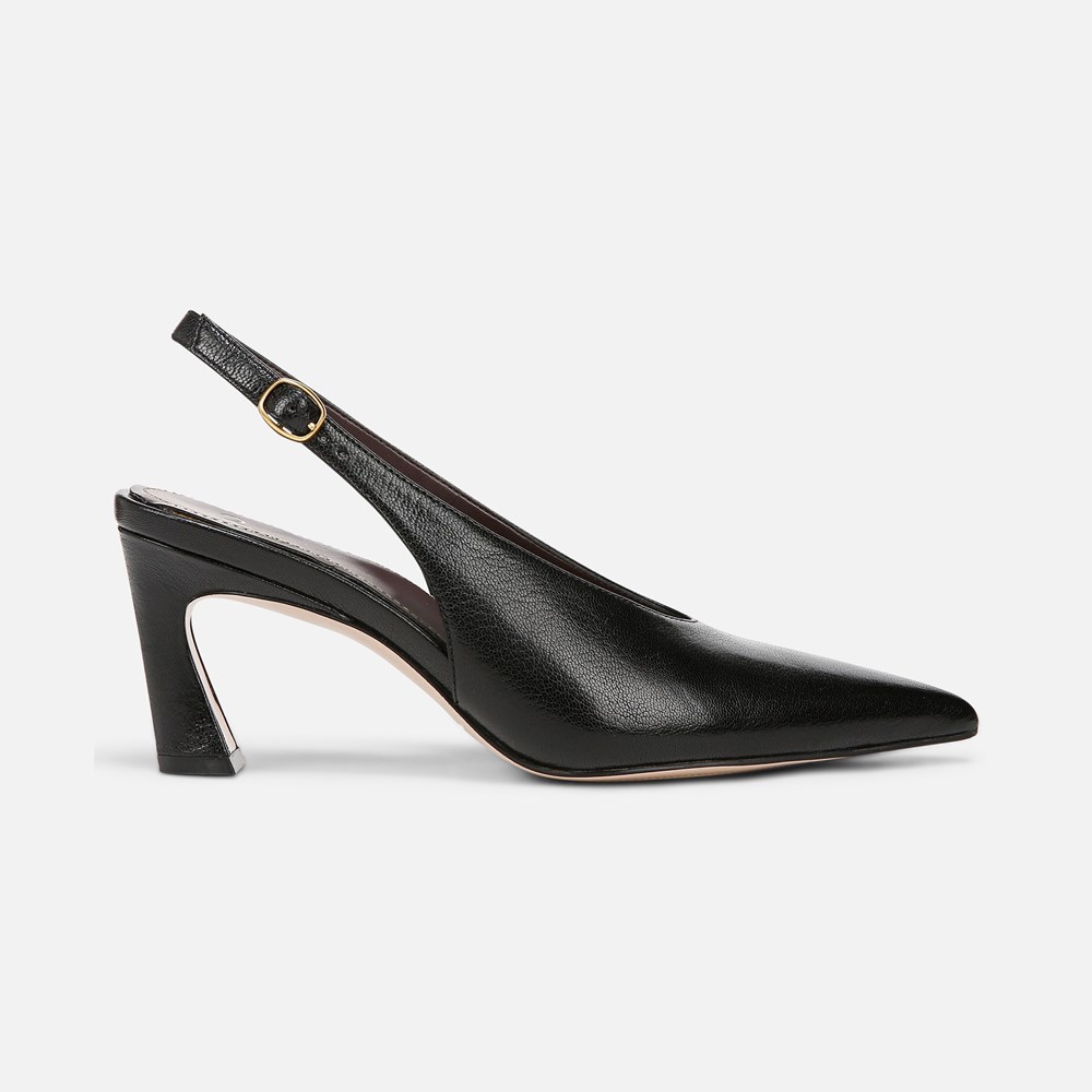 Naturalizer 27 EDIT Elaine Slingback Dress Shoe - Black Leather