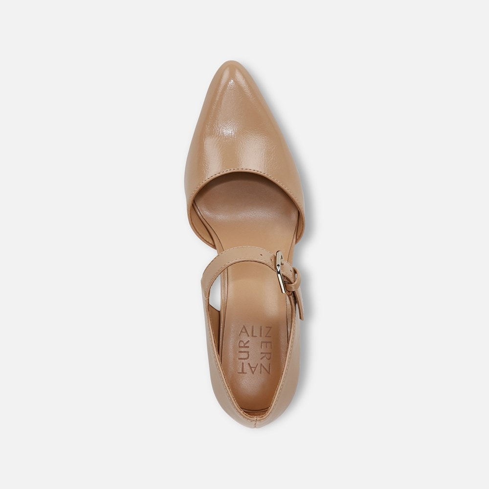 Naturalizer Pixie Mary Jane - Taupe Faux Leather