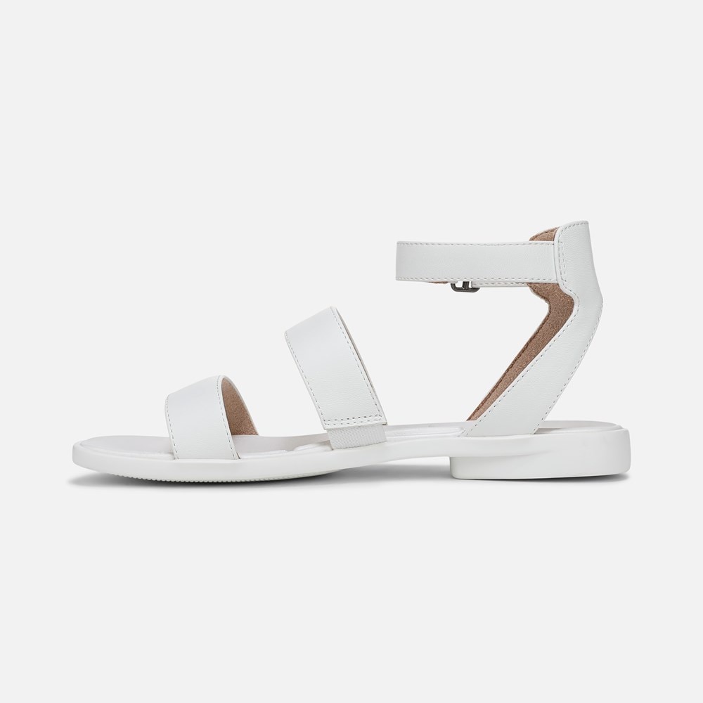 Naturalizer SOUL Fiesta Strappy Sandal - White Faux Leather