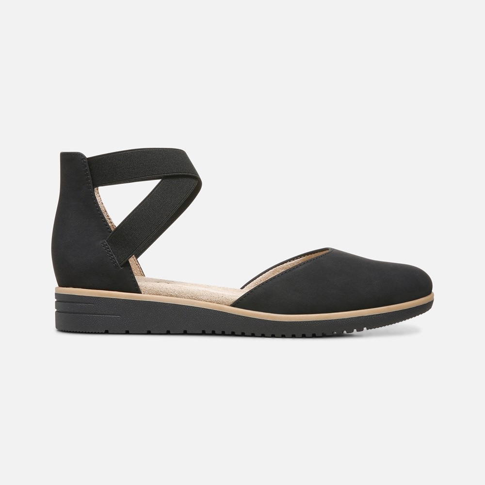 Naturalizer SOUL Intro Flat - Black Synthetic