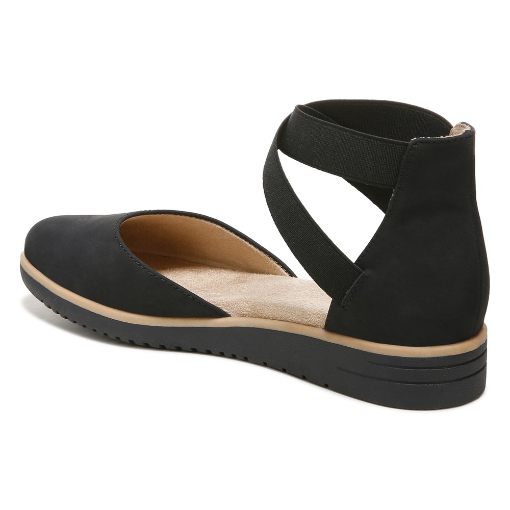 Naturalizer SOUL Intro Flat - Black Synthetic