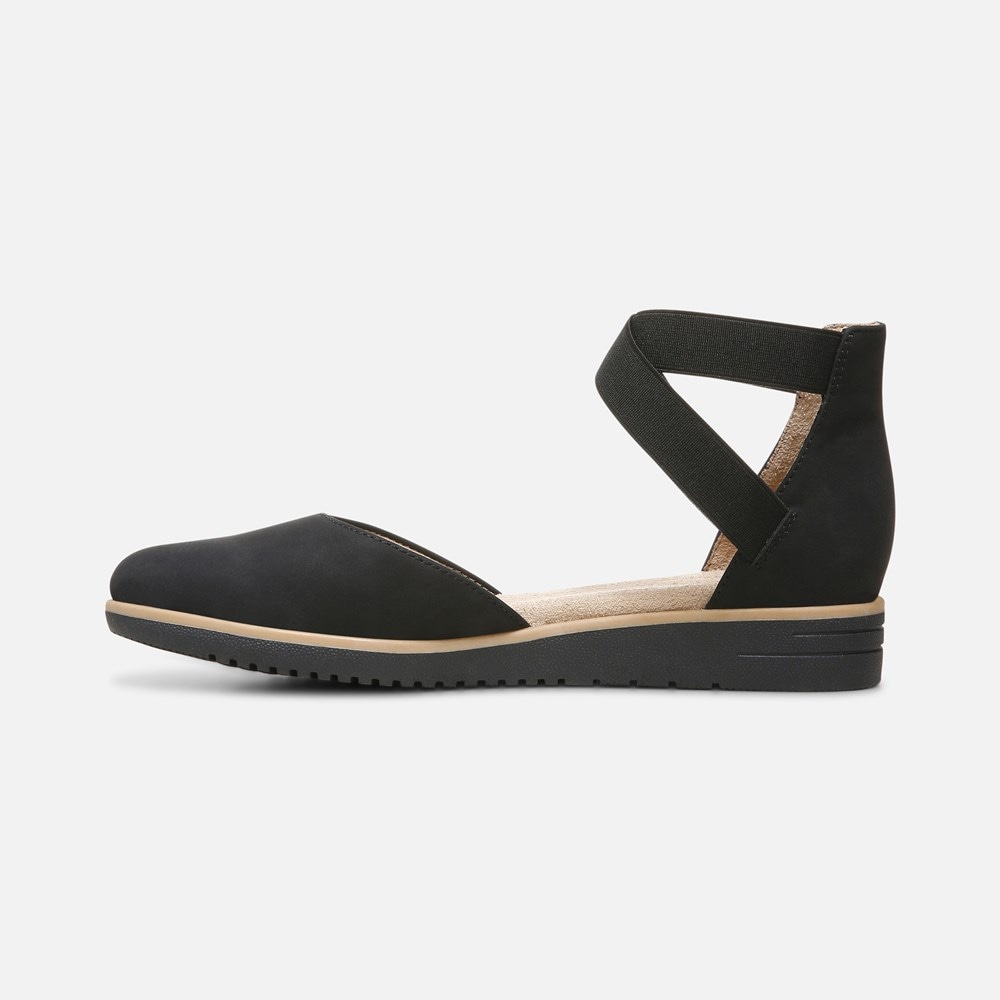 Naturalizer SOUL Intro Flat - Black Synthetic