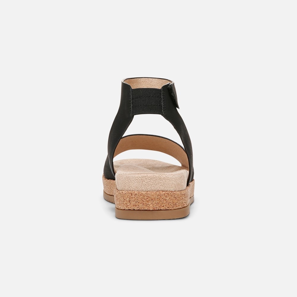Naturalizer SOUL Deara Sandal - Black Faux Leather