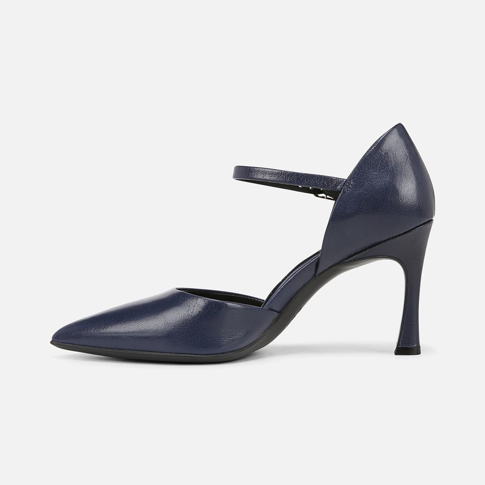 Naturalizer Amber Dress Shoe - Midnight Blue Leather