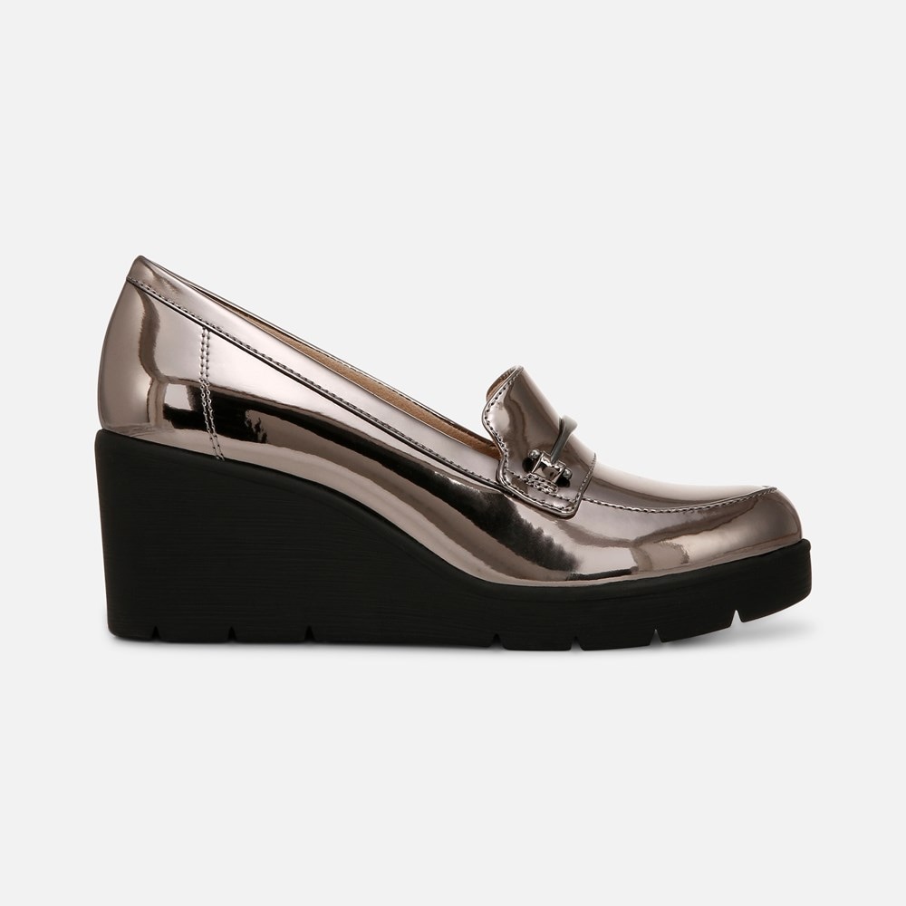 Naturalizer SOUL Achieve Wedge - Pewter Faux Leather