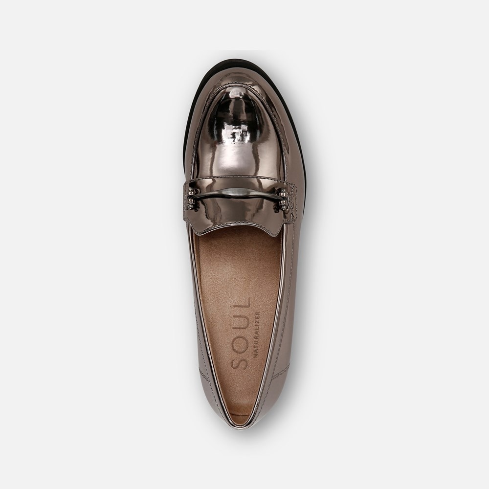 Naturalizer SOUL Achieve Wedge - Pewter Faux Leather