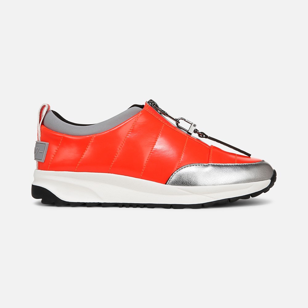 Naturalizer Think Royln Low-Breakaway Water Repellent Sneaker - Poppy Patent Shine Nylon