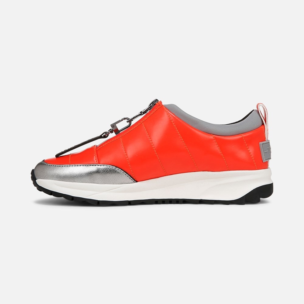 Naturalizer Think Royln Low-Breakaway Water Repellent Sneaker - Poppy Patent Shine Nylon