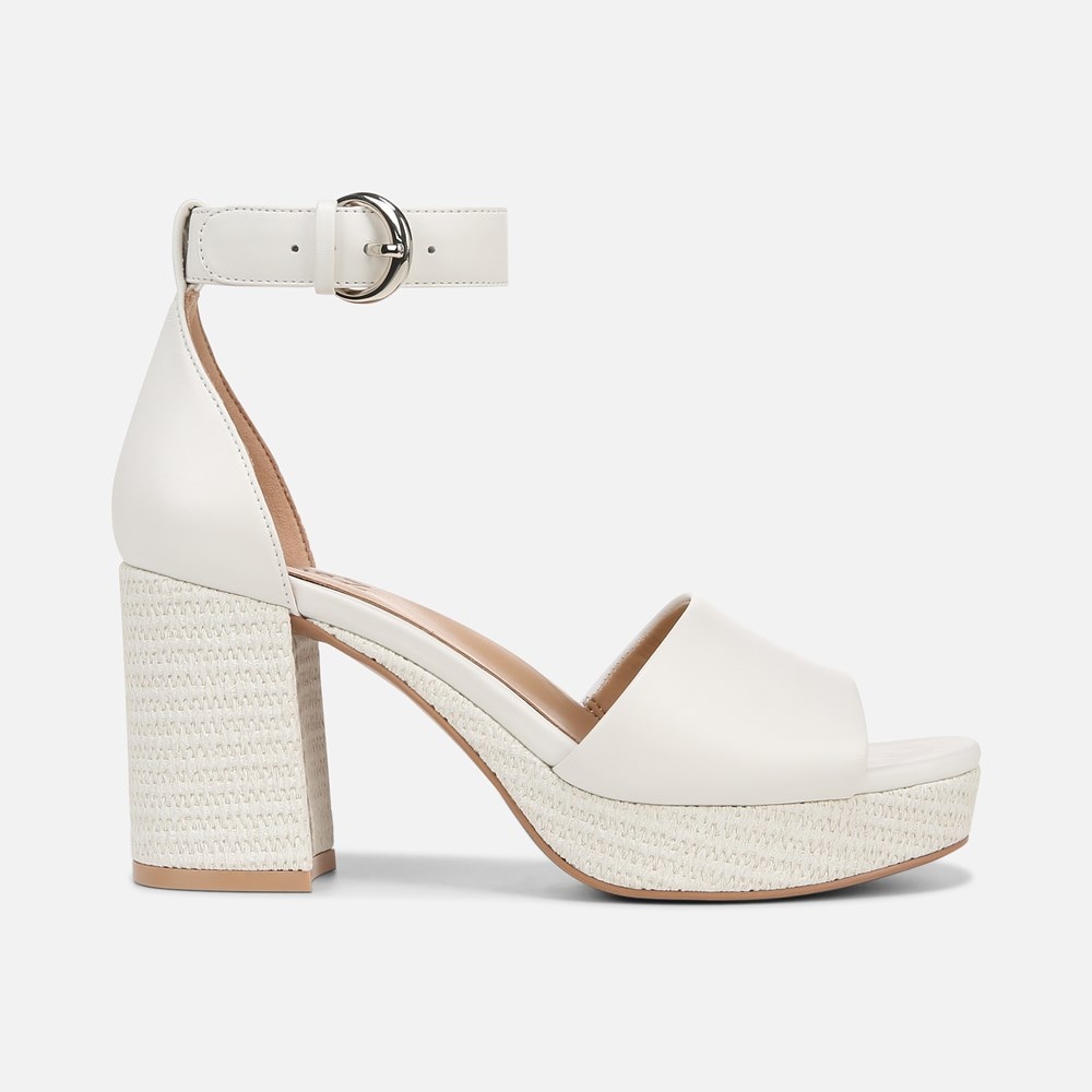 Naturalizer Pearlyn Dress Sandal - Warm White Leather