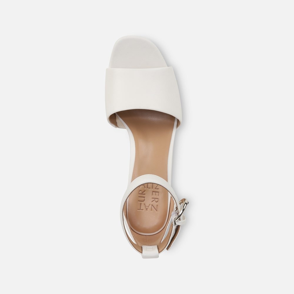 Naturalizer Pearlyn Dress Sandal - Warm White Leather