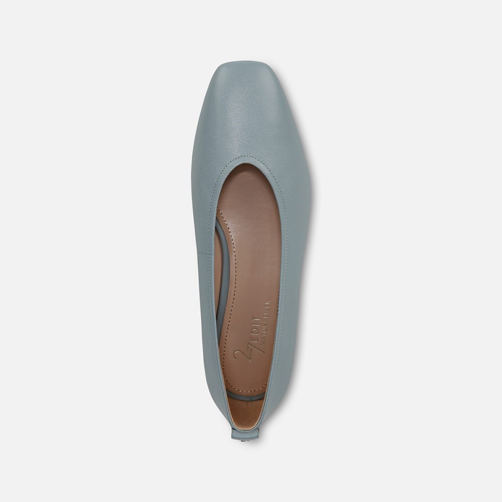 Naturalizer 27 Edit Carla Flat - Powder Blue Leather