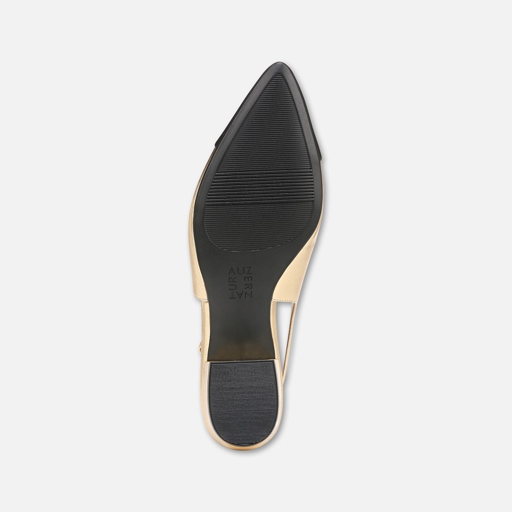 Naturalizer Banks Slingback - Dark Gold/Black Leather