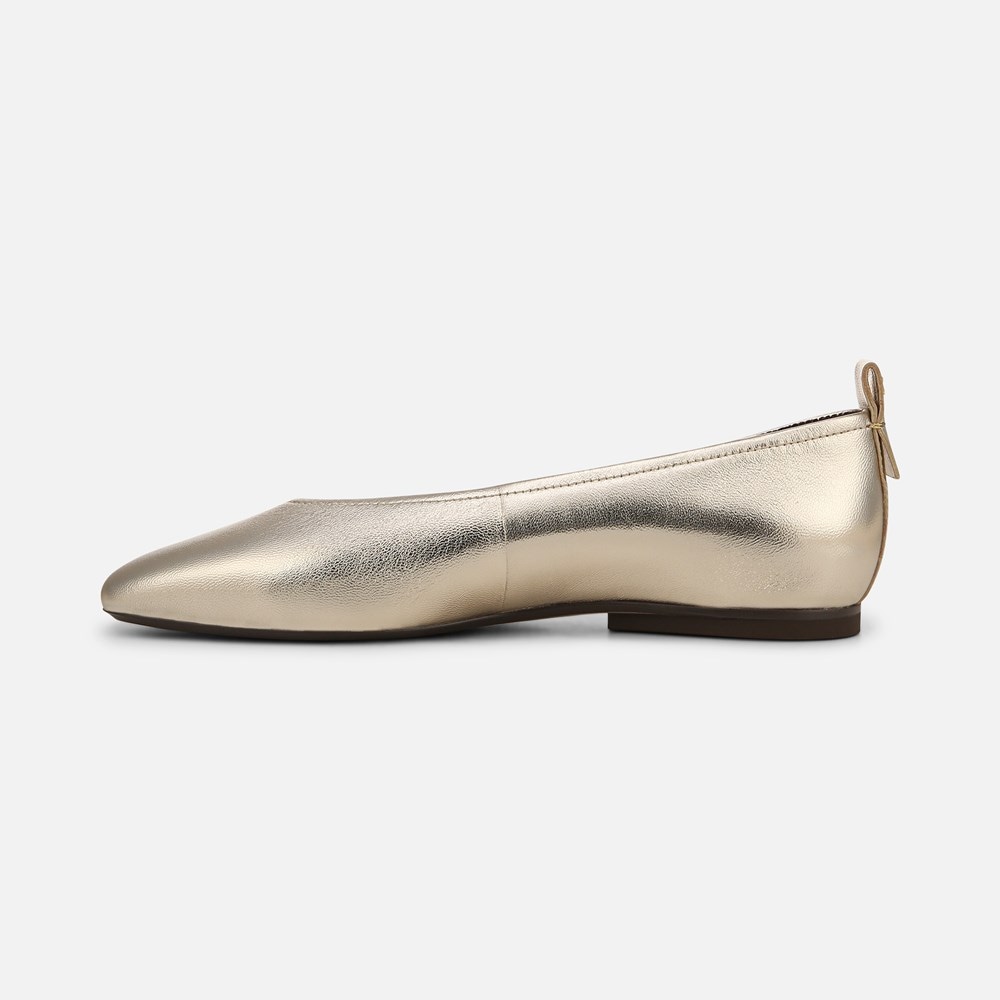 Naturalizer 27 Edit Carla Flat - Champagne Metallic Leather