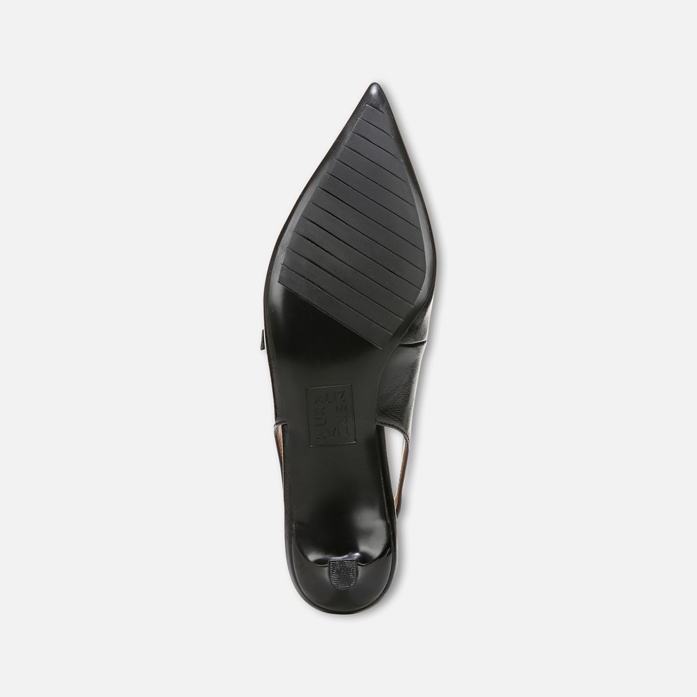 Naturalizer Grayson Mary Jane Slingback - Black Faux Leather