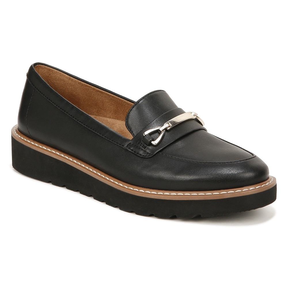 Naturalizer Elin Loafer - Black Smooth Synthetic