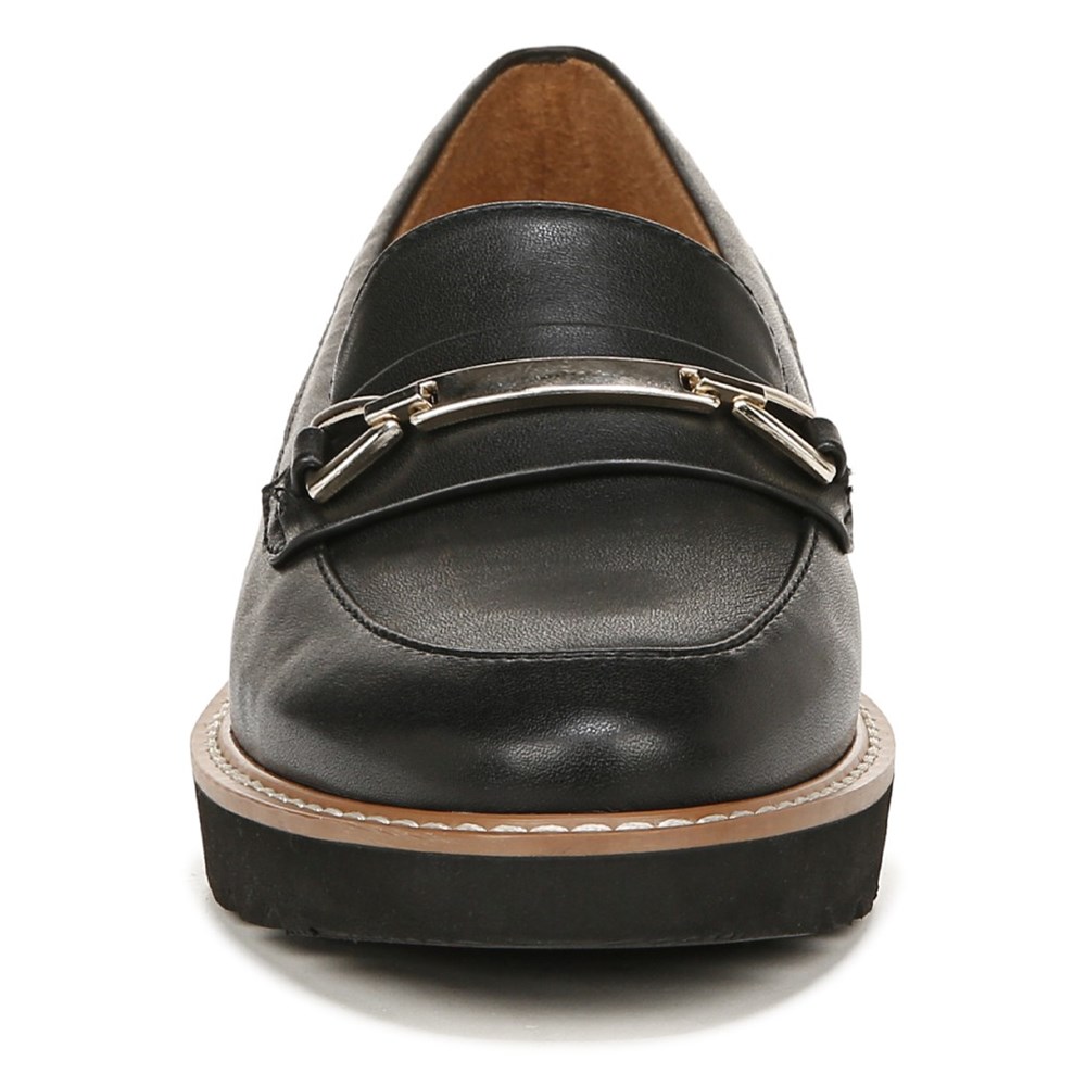Naturalizer Elin Loafer - Black Smooth Synthetic