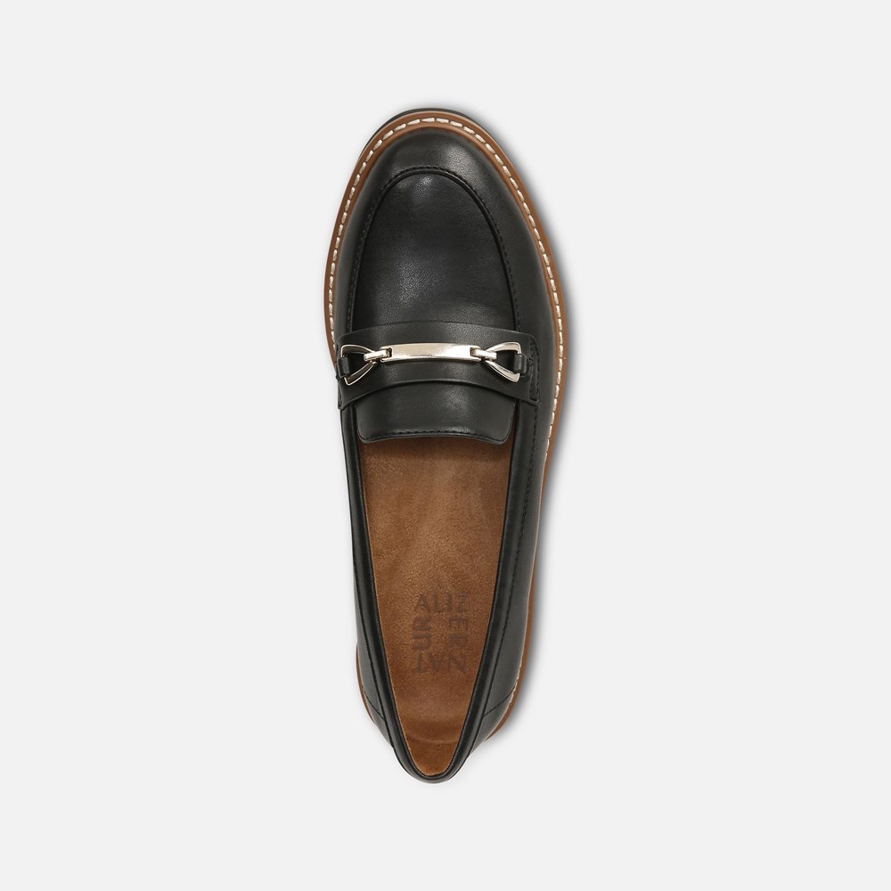 Naturalizer Elin Loafer - Black Smooth Synthetic