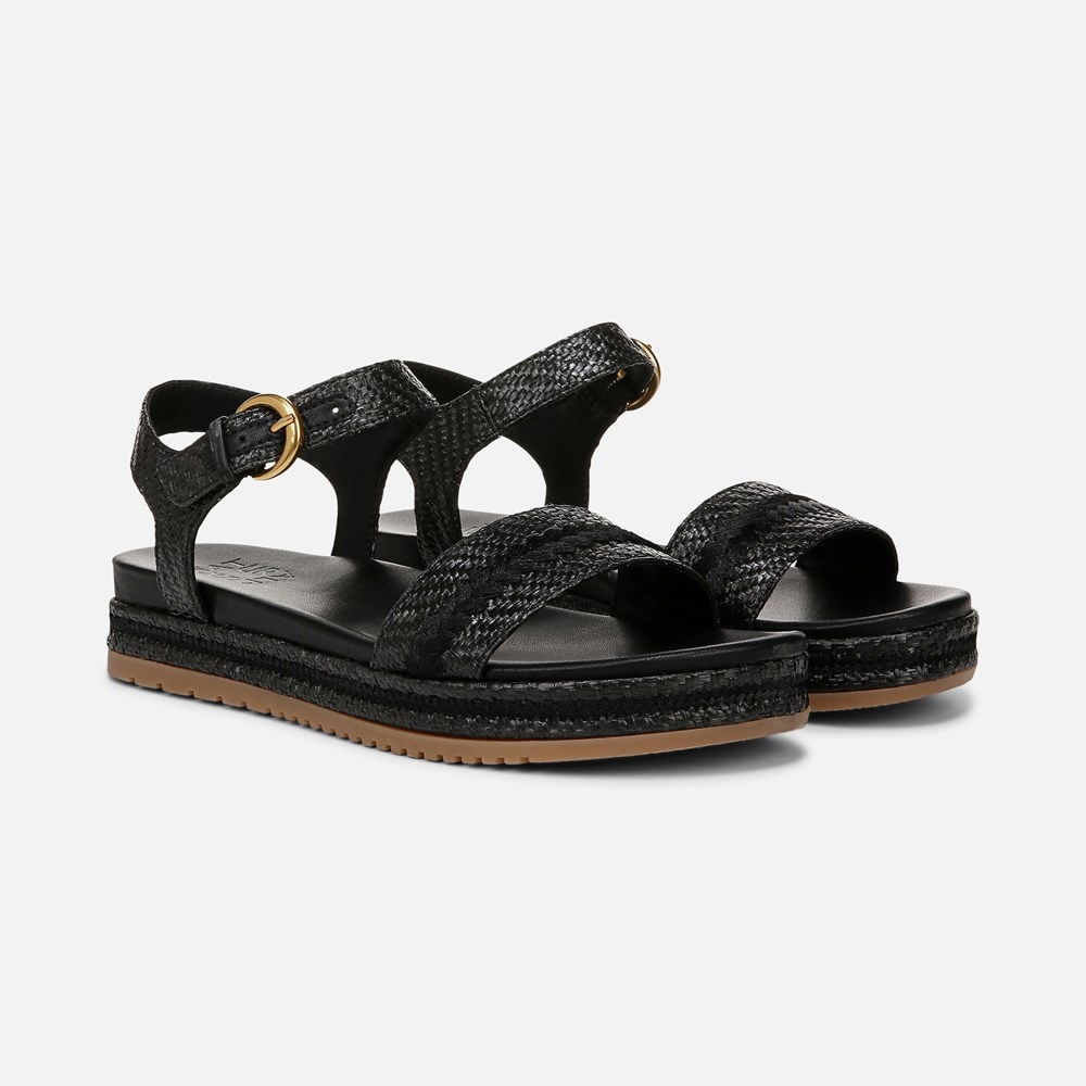 Naturalizer Neila Sandal - Black Raffia