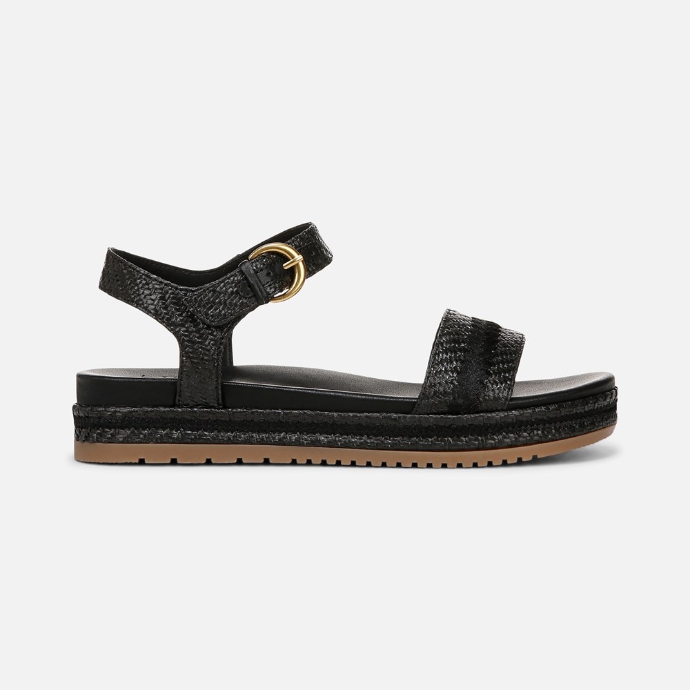 Naturalizer Neila Sandal - Black Raffia