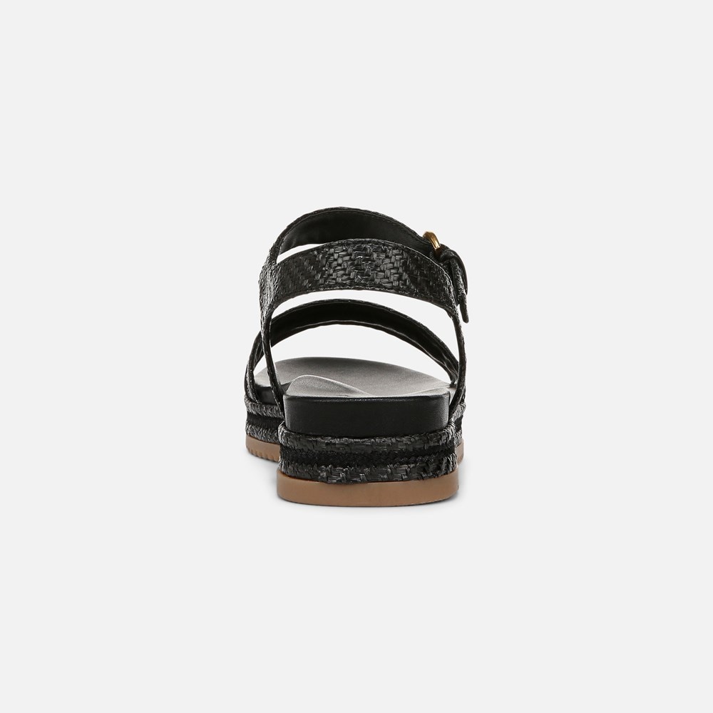 Naturalizer Neila Sandal - Black Raffia