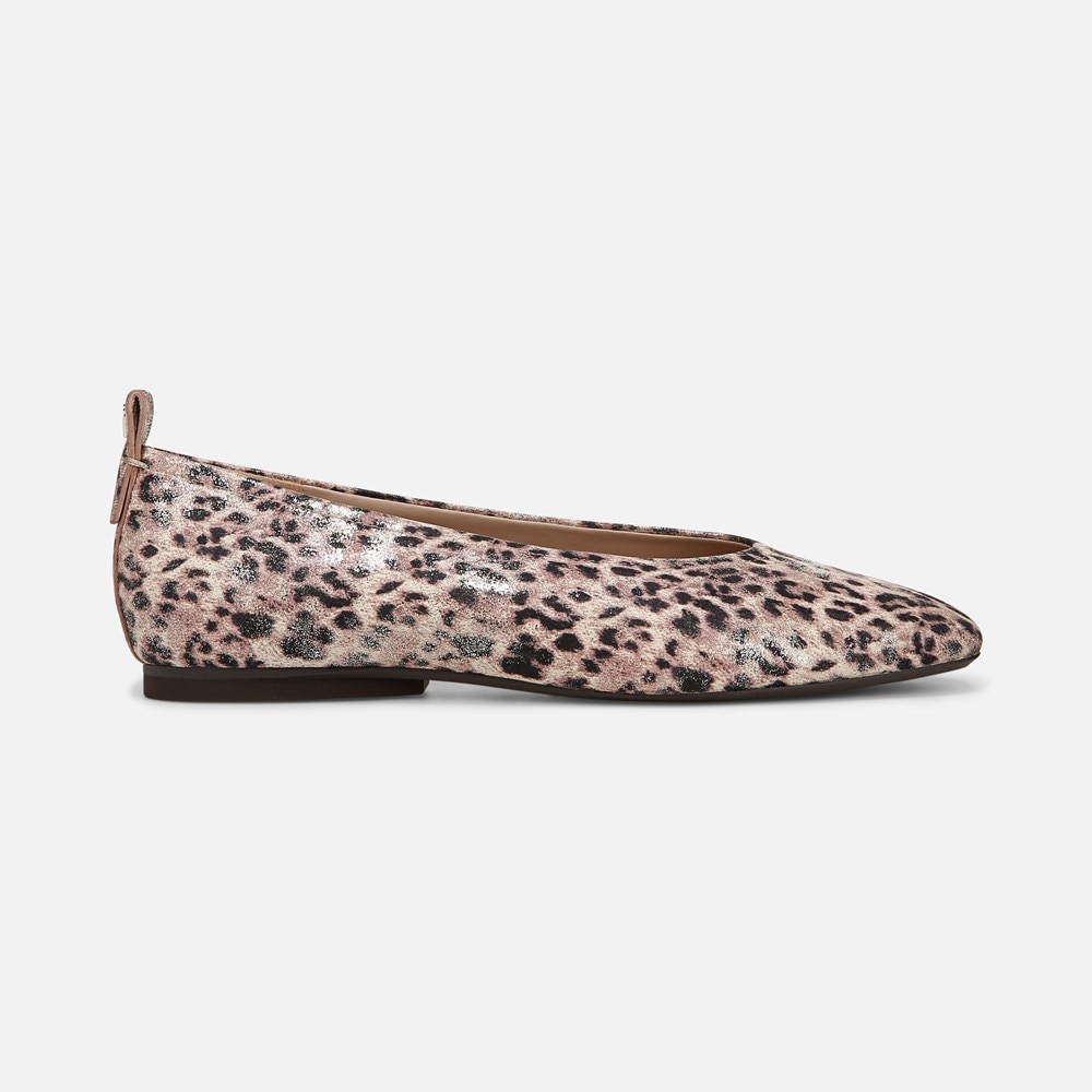 Naturalizer 27 Edit Carla Flat - Leopard Metallic Print Leather