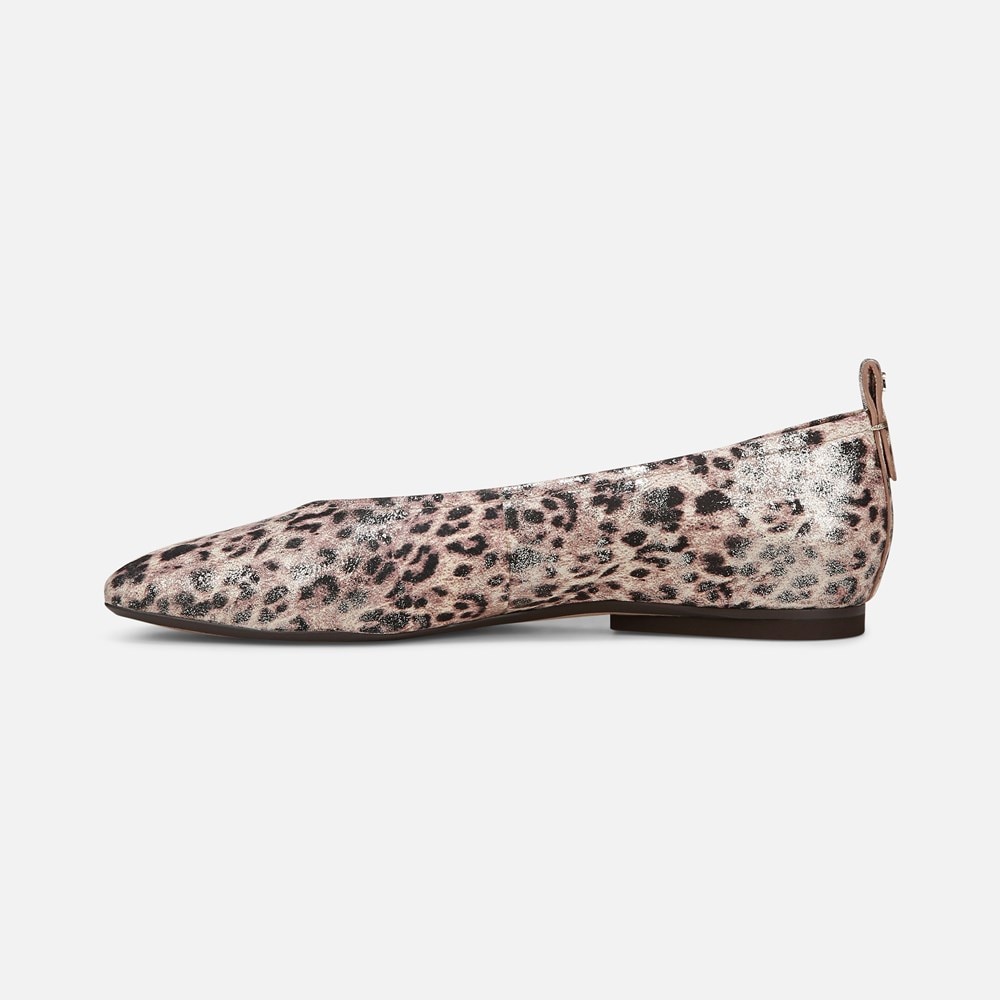 Naturalizer 27 Edit Carla Flat - Leopard Metallic Print Leather